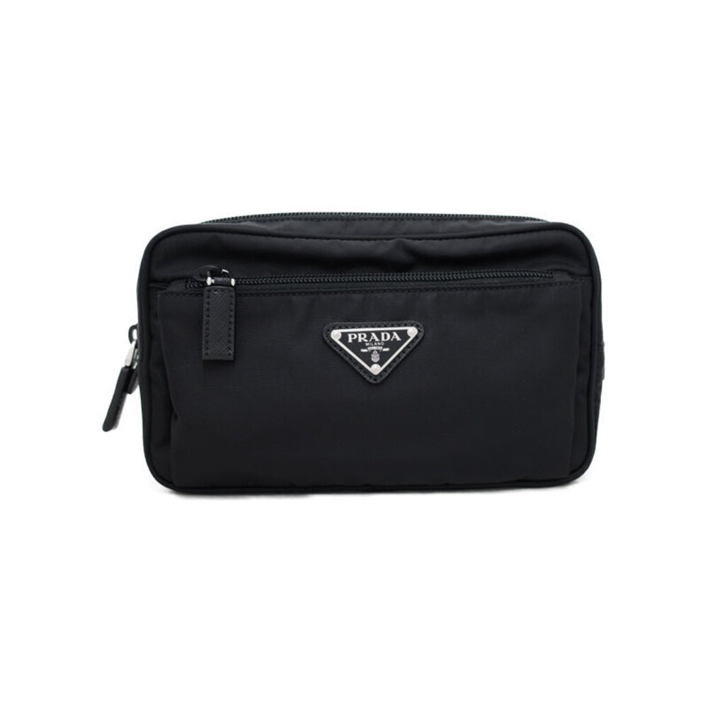 Prada Saffiano Leather Belt Bag Body Bum Crossbody Belt